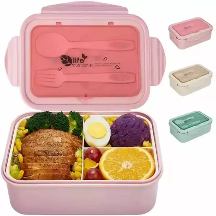 New 3 Compartment Leak Proof Lunch Box  uploaded by LOOZITO BUSINESS on 9/11/2022