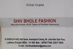 Business logo of Shiv bhole fashions