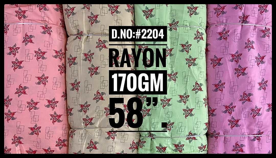 Reyon fabric uploaded by Gupta export house on 12/13/2020