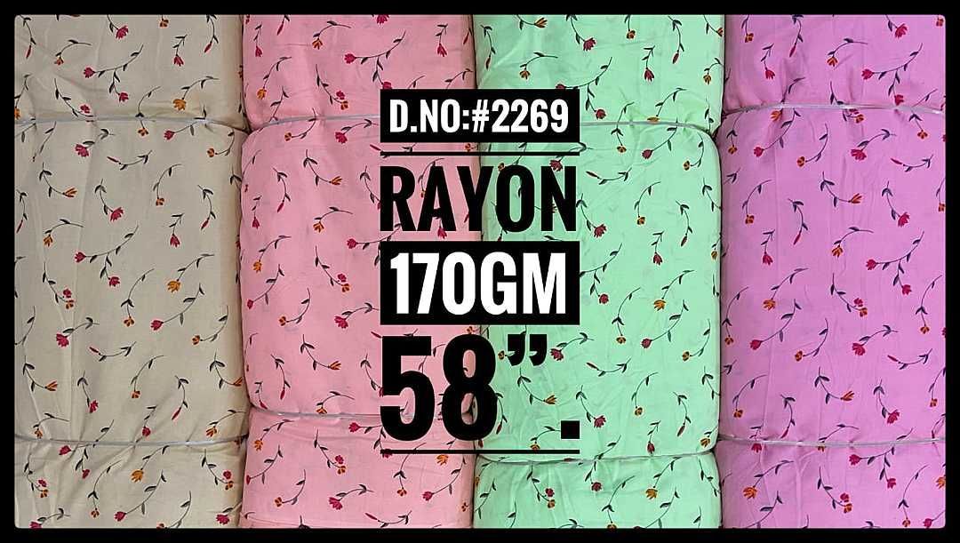 Reyon fabric uploaded by Gupta export house on 12/13/2020
