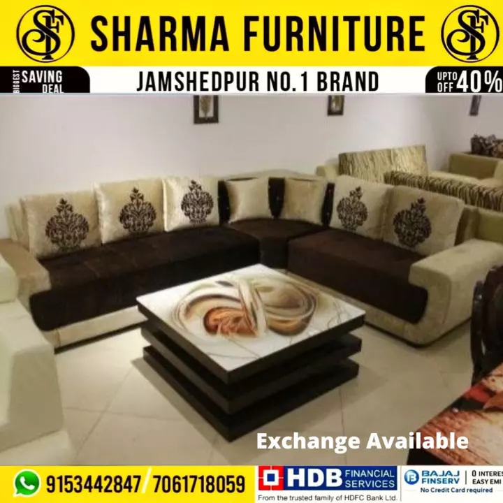 Latest Decorative Comfortable Corner Sofa Set uploaded by Sharma furniture on 9/11/2022