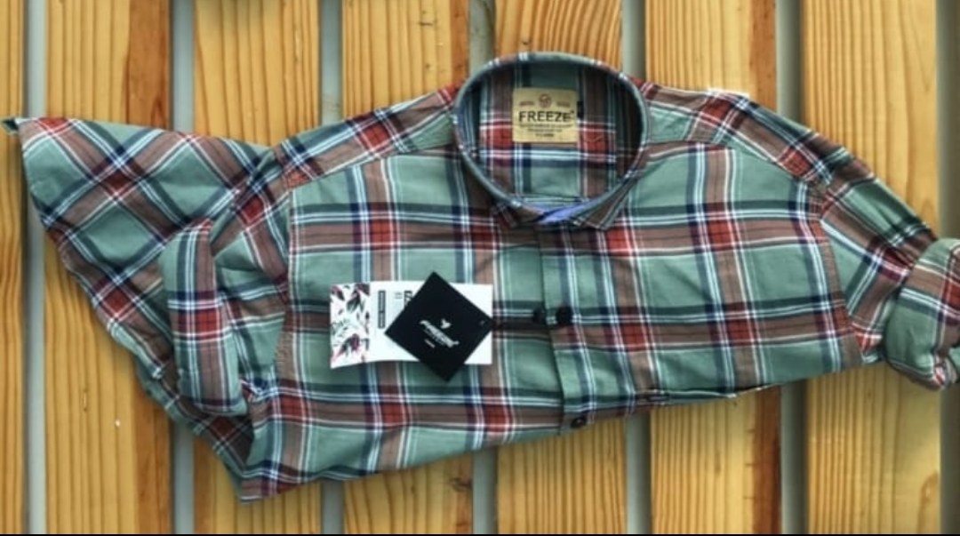 Cotton check shirt  uploaded by Abhi clothing cabinet on 9/11/2022