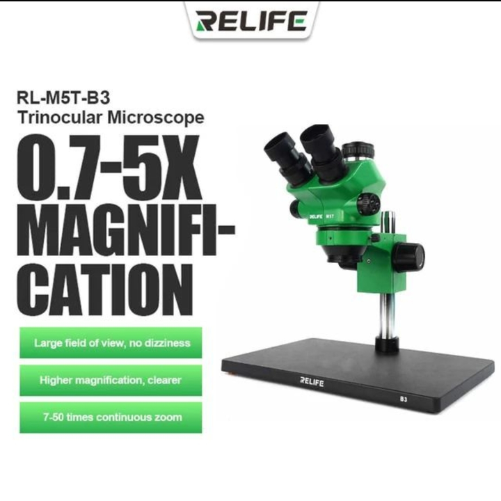 Relife RL-M5T-B3 Microscope uploaded by Amit Mobile Lab on 9/11/2022