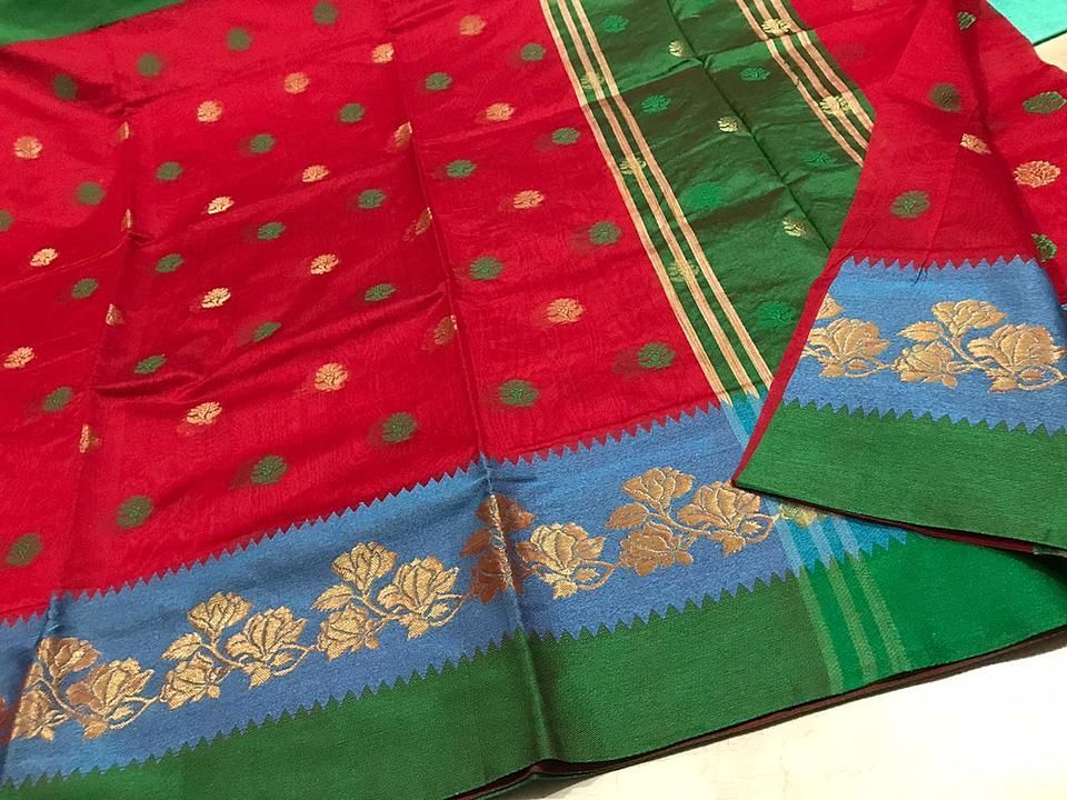 Maheshwari cotton silk saree uploaded by business on 12/14/2020