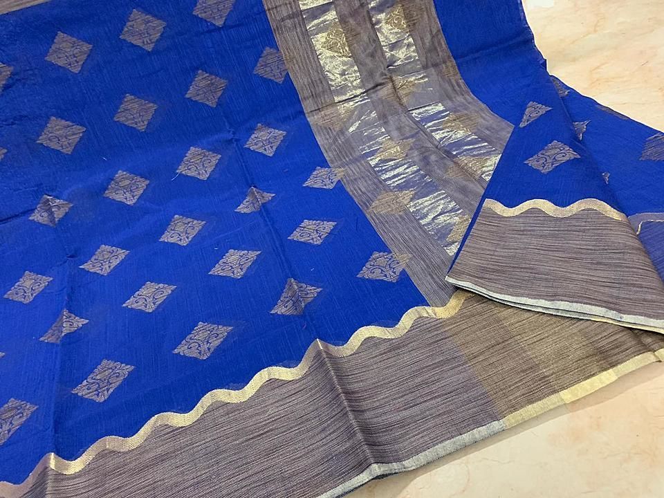 Maheshwari cotton silk saree uploaded by business on 12/14/2020