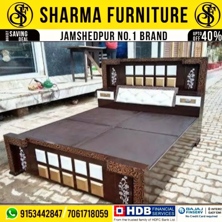 Best Waterproof Board Bed With Cushion Back uploaded by Sharma furniture on 9/12/2022