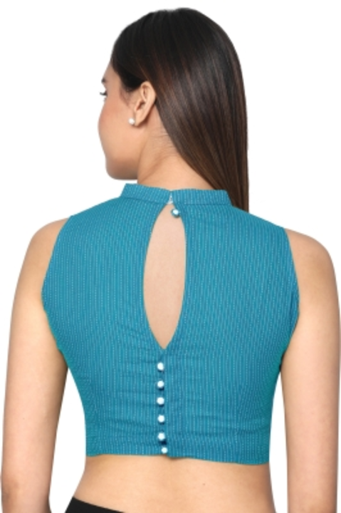Women round neck sleeveless blouse  uploaded by Online shopping on 9/12/2022
