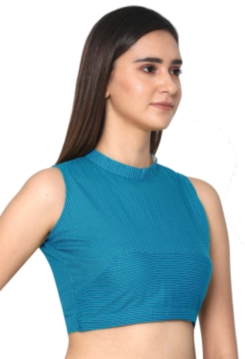 Women round neck sleeveless blouse  uploaded by Online shopping on 9/12/2022