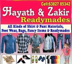 Business logo of HAYATH & ZAKIR READYMADES
