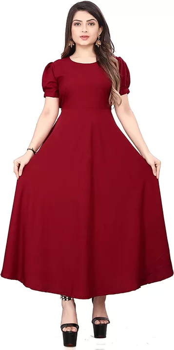 Soft Rayon stylish a-line gown  uploaded by Supbir fashion on 9/12/2022
