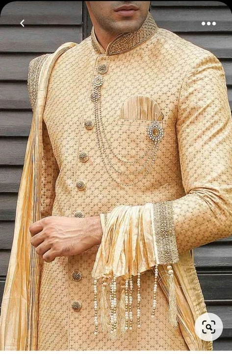 Post image Sherwani with pajami
No1 quality
Size 36 to 42 is ready
Different sizes will be ready to order