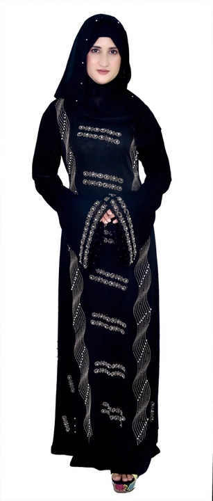Beautiful Lycra Burkha with Amazing Design uploaded by Laiba Traders on 9/12/2022