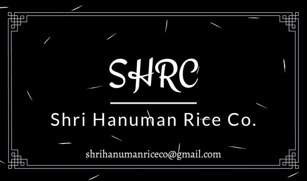 Visiting card store images of Shri hanuman rice co