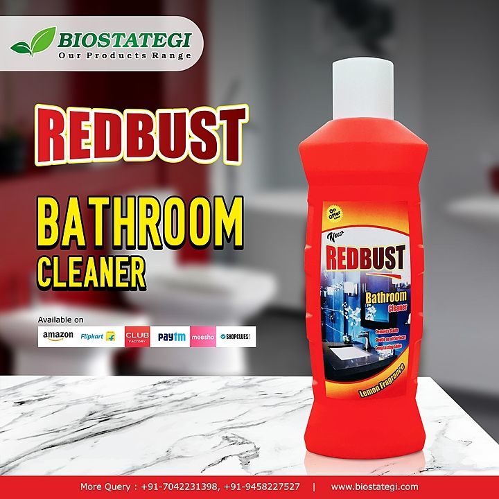 Redbust Bathroom Cleaner uploaded by Biostategi(opc) pvt ltd on 12/14/2020