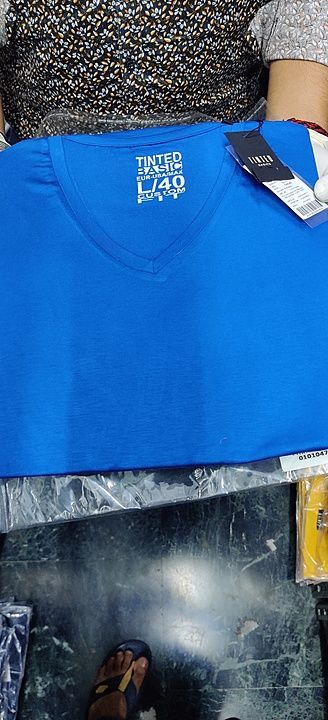 V-neck Cotton t-shirt uploaded by Adityam Support & Solution Pvt Ltd on 6/25/2020