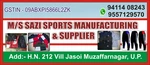 Business logo of M/S SAZI SPORTS MANUFACTURING AND SUPPLIER
