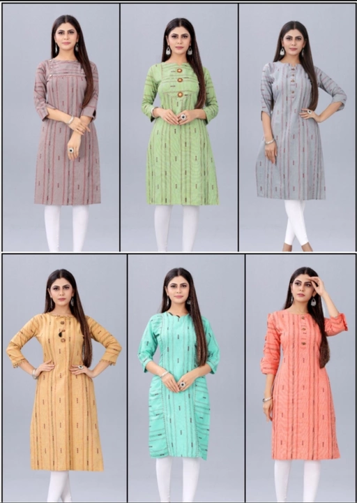Casual cotton straight kurti uploaded by business on 9/13/2022