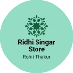 Business logo of Ridhi singar store