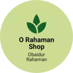Business logo of O rahaman shop