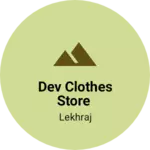 Business logo of Dev clothes store