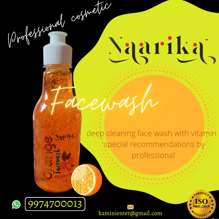 Naarika Orange face wash 275ml. uploaded by Kamini Cosmetic on 9/13/2022