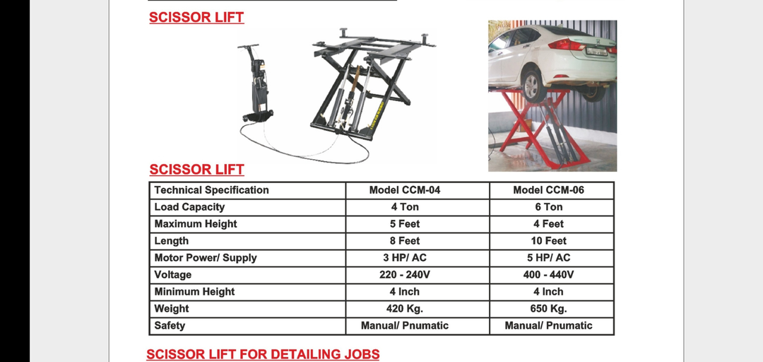 Washing scissor lift uploaded by Royal machineries and tools co new made ganj luck on 9/13/2022
