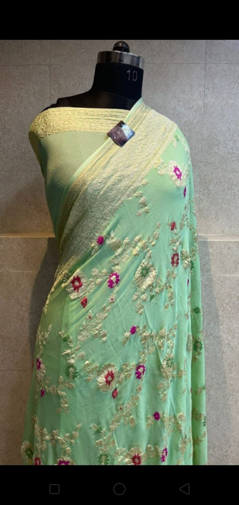 Gorget saree  uploaded by Musa and sons on 9/13/2022