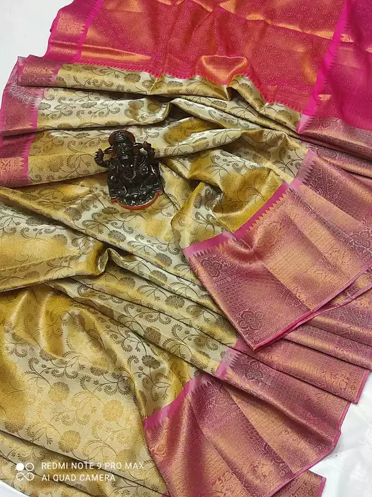 Banarasi fancy tissu silk saree  uploaded by Musa and sons on 9/13/2022