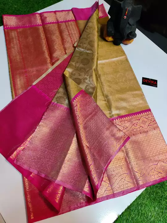 Banarasi fancy tissu silk saree  uploaded by Musa and sons on 9/13/2022
