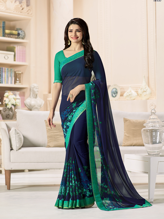 Georgette saree  uploaded by business on 9/13/2022
