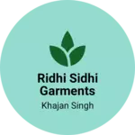 Business logo of Ridhi sidhi garments