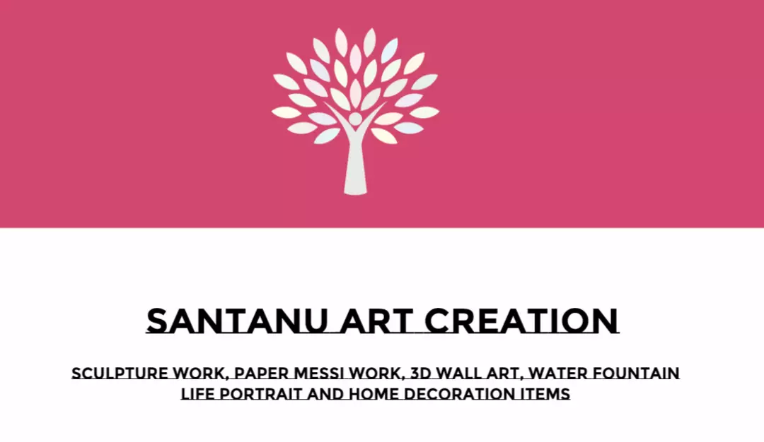 Visiting card store images of Santanu Art Creation