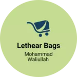 Business logo of Lethear bags