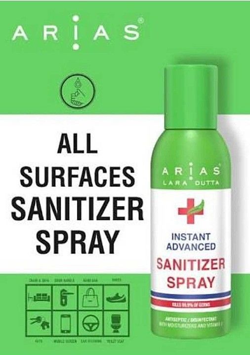ARIAS Sanitizer Spray 200ml uploaded by business on 6/26/2020
