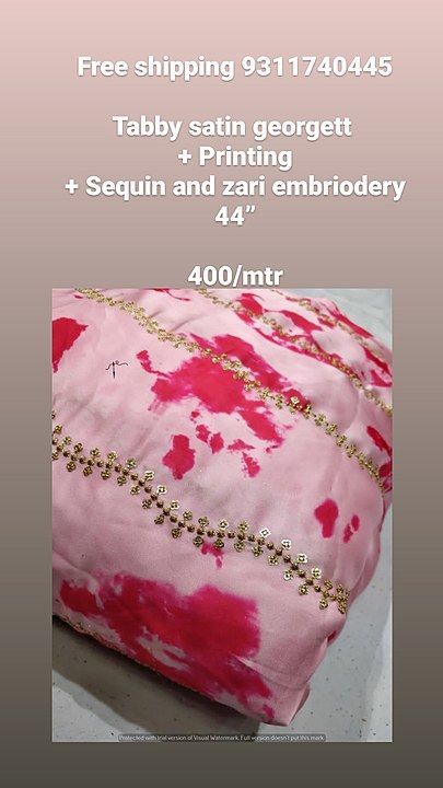 Post image Hey! Checkout my new collection called Satin georgett .