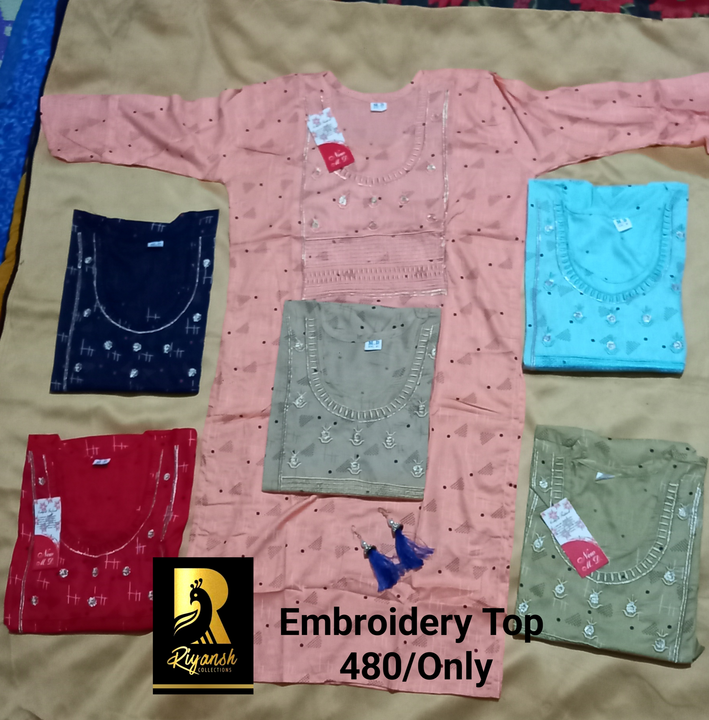 Embroidery top uploaded by Riyansh Fashion Hub on 9/13/2022