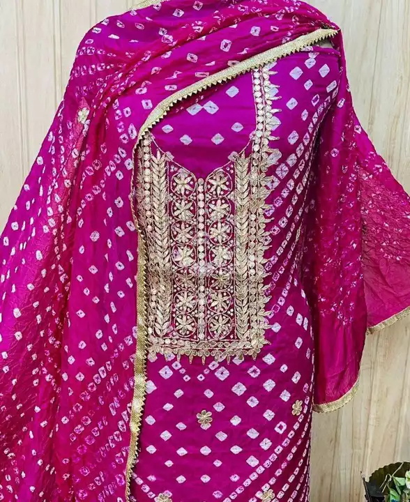 Bandhej Suit uploaded by Nayla Gota Patti, Jaipur on 9/14/2022