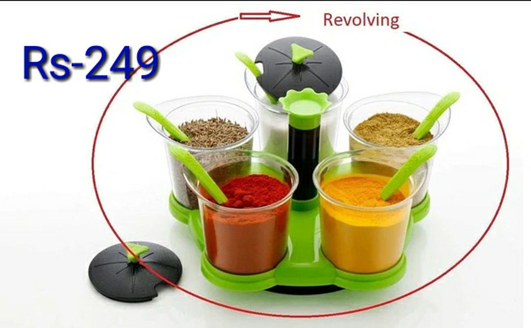 5Pc revolving spice rack uploaded by Rainbow Services on 6/26/2020