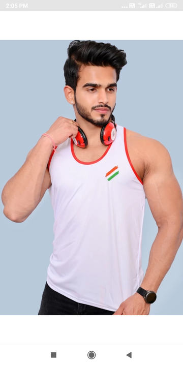 Post image Indian army men vest available in white and black color.. Size available - m- l-xl