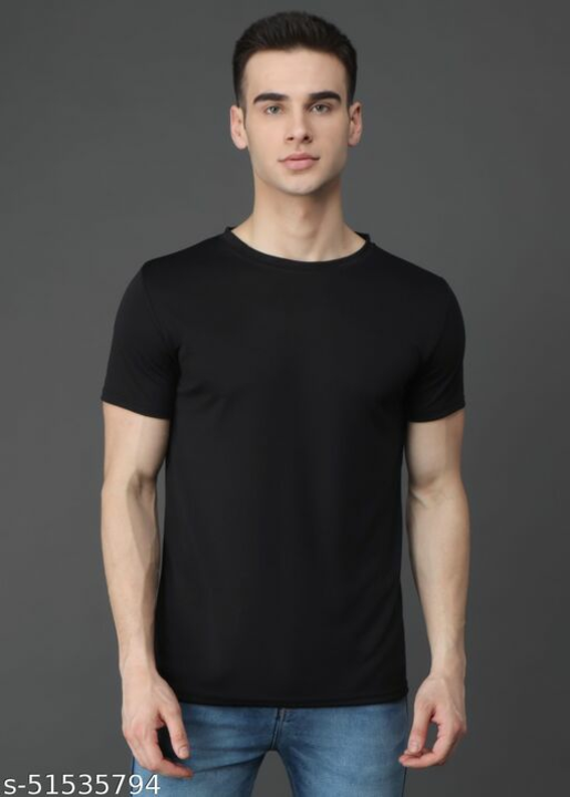Men solid round neck t shirt.. Available in 12-14 color.. Size - s m l xl xxl..  uploaded by business on 9/14/2022