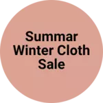 Business logo of summar winter cloth sale