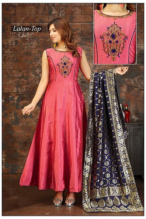 Banarasi silk xl with dupatta n gown uploaded by S K ENTERPRISE on 12/16/2020