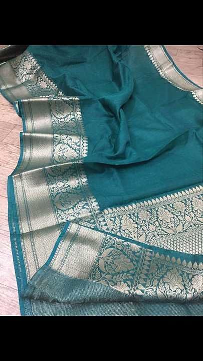 Linen silk saree uploaded by Israil textile industries on 12/16/2020