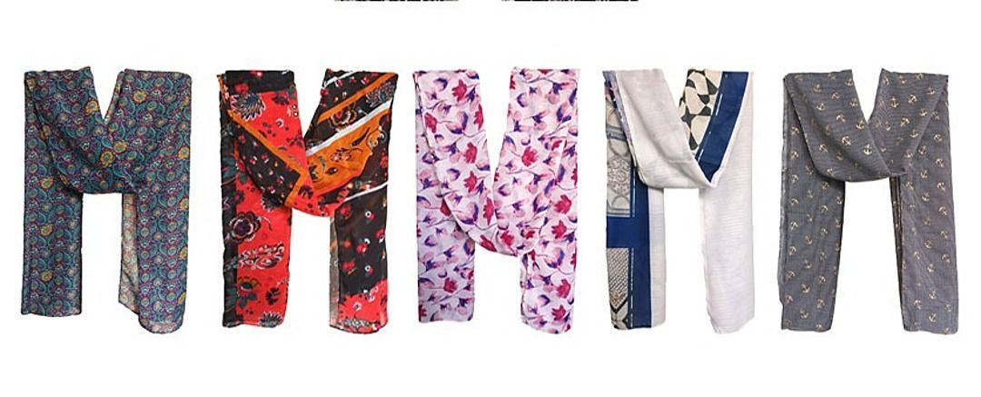 Vershaa polycotton printed scarfs and stole uploaded by vershaa fashion hub on 12/16/2020