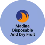 Business logo of Madina disposable and dry fruit corner