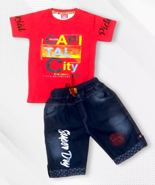 Product image with price: Rs. 170, ID: kids-wear-tshirt-set-2d5b1925