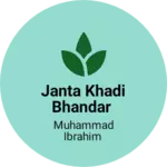 Business logo of Janta khadi bhandar