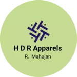 Business logo of H D R apparels