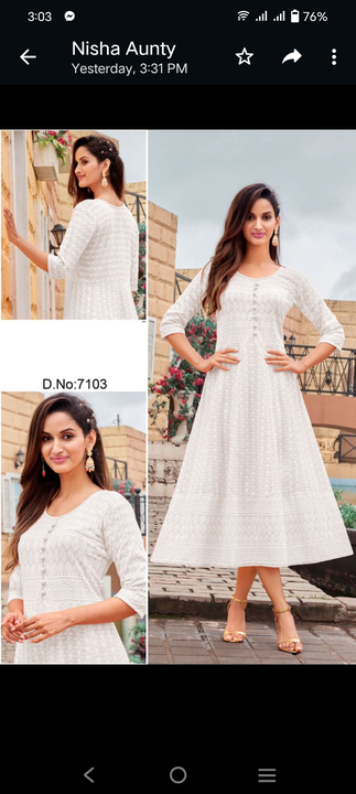 Post image I want 1 pieces of Dress at a total order value of 500. I am looking for Does anyone have this same piece . Please send me price if you have this available.