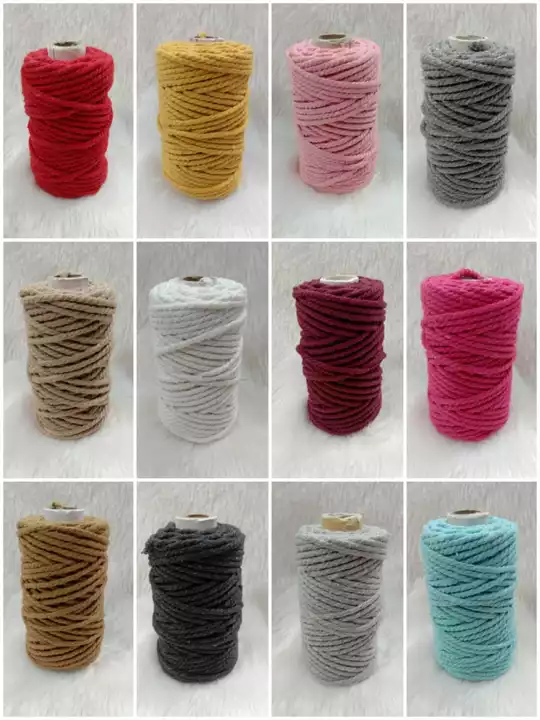 Find 50 mtrs Nylon Macrame Thread Rope Bundle 4 mm for Beading